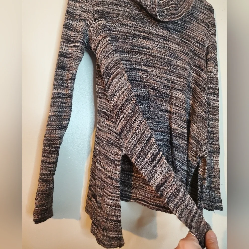 Kate & Sam Soft Flowy Cowlneck Funnelneck Size Small - Picture 6 of 11